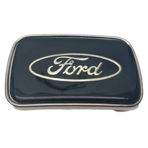 VTG Ford Motor Company Logo Emblem Belt Buckle by‎ RJ Roberts & Co. [USA MADE]